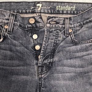 7 for all mankind standard button fly jeans